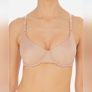 Natori Liquid Full Fit Balconette T-shirt Nude Light Mocha Underwire Bra 34DDD